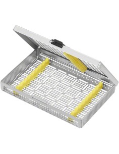 Cos si capac cu maner pentru container dentar, 188 x 125 x 30 mm