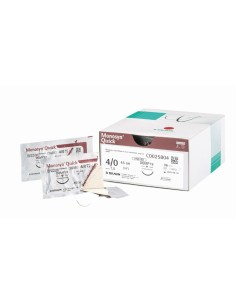 Monosyn Quick - fir sutura resorbabil, transparent, 4/0, 70 cm, DS19 2